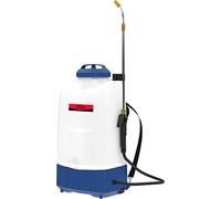 Güde Spruzzatore posteriore a batteria SG 18-0 R (serbatoio da 18 V, serbatoio da 15 l, pistola a spruzzo telescopica 600-1000 mm in alluminio, tracolla, ugello in ottone regolabile per getto di