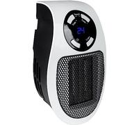 Güde Termoventilatore GSH 500 K mini (230 V, 500 W, potenza di riscaldamento 28,46 m³/h, elemento riscaldante in ceramica PTC, girevole a 90°, funzione timer, display LED, termostato regolabile)