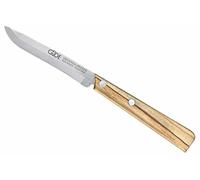 Güde Universalmesser Gross Olive, Solingen Multiuso Bordo seghettato, Coltelli universali da Cucina, 11 cm, Uni, Legno d'ulivo Unisex, Marrone, Taglia Unica