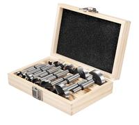 Gueenky 12 Pezzi Punte Forstner per Legno, 10-50 mm Forstner Drill Bits Set Frese Forstner con Gambo Rotondo per Trapano per Legno Duro Tenero