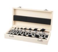Gueenky 15 Pezzi Punte Forstner, 10-50 mm Forstner Drill Bits Set Frese Forstner per Legno con Gambo Rotondo per Trapano per Legno Duro Tenero