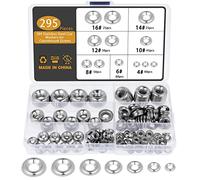 Gueenky 295 Pezzi Rondelle a Testa Svasata in Acciaio Inox per Viti Autofilettanti