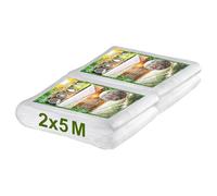 Gueenky 2PCS Rete da Giardino per Insetti, 2x5m Rete da Giardino per Insetti a Maglia Fine per la Protezione dei Parassiti per le Colture di Ortaggi Frutta e Fiori in Serra