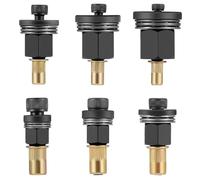 Gueenky 6 Pezzi Rivettatrice Manuale di Teste Set, M3 M4 M5 M6 M8 M10 Teste per Rivetti Manuali Rivettatrice Accessori per Inserti Filettati