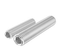 GUEEYUAW 20 Pezzi Viti Senza Testa M8 × 25 mm, 304 in Acciaio Inox A2 V2A DIN 913, Esagonali per Maniglie Porte, Rubinetto