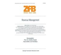 Günter Fandel Revenue Management (Tascabile) ZfB Special Issue