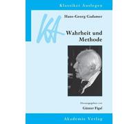 Günter Figal Hans-Georg Gadamer (Tascabile) Klassiker Auslegen