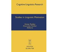 Günter Radden Studies in Linguistic Motivation (Copertina rigida)