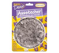 Günthart BackDecor - Set di 24 tagliapasta con lettere alfabeto in metallo, set da 1