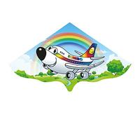 GÜNTHER FLUGSPIELE 1102 - Aquilone per bambini Jumbo, aquilone monofilo in robusto PE foil per bambini a partire da 4 anni con maniglia di avvolgimento e cordino, grande circa 115 x 63 cm