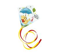 GÜNTHER FLUGSPIELE 1156 - Winnie Poh 1156, motivo drago Pooh, completo pronto per volare con manico e cordino, aquilone monouso, in pellicola resistente, per bambini dai 4 anni, circa 70 x 70 cm, multicolore