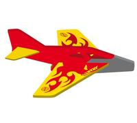 GÜNTHER FLUGSPIELE 1544 - Mc Squeezy Smarty, aliante da lancio per bambini in morbido materiale EVA, vola fino a 8 m di distanza