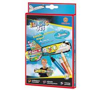 Günther Flugspiele 1590 - Immagine da colorare gonfiabile Magic Jet, ca. 44 x 22 x 17 cm, aeroplano da colorare e gonfiare, per bambini dai 3 anni in su