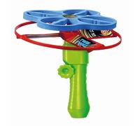 Günther Flugspiele 1647 - Gioco a elica Twin Twist, Circa 18 cm di Diametro, rotore con Maniglia ad avviamento rapido e avviamento a Strappo, Pronto per l'uso immediato, Giocattolo dai 4 Anni in su