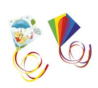 Günther Flugspiele 30122 - Aquiloni Winnie the Pooh e Classic a linea singola, set di 2 pezzi, aquiloni per bambini in robusto poliestere ripstop, giochi da esterno per bambini dai 4 anni in su