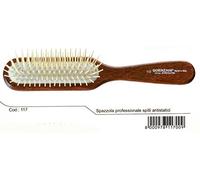 GUENZANI Spazzola Professionale Antistatica N. 117, PIGNATE, Spazzola, Tutti i tipi di capelli, Unisex, Professionisti e Utenti Frequenti
