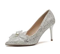 Gueploer Décolleté con Tacco a Spillo 8,5 cm per Donna, Chiuse, Senza Lacci, Eleganti per Feste, da Indossare nella Vita Quotidiana e ai Matrimoni,C,38 EU