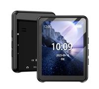 Gueray 64GB Lettore MP3 Bluetooth - Lettore MP3 Portatile con Touchscreen 2,4 Pollici, Lettore Musicale Digitale con Suono Hi-Fi, Radio FM Incorporata, Supporto Altoparlante