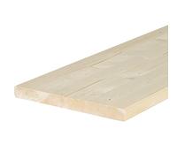 Guercio Tavola lamellare Legno Abete Naturale Levigata - 1000 X 500 mm - Spessore 28 mm