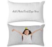 Guerity Federa per cuscino personalizzata con immagine/testo, federa personalizzata con foto 30 x 50 cm, federa per cuscino personalizzata per divano, camera da letto, regalo per moglie, marito, amico