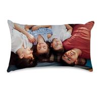 Guerity Federa per cuscino personalizzata con testo fotografico, federa per cuscino personalizzata con foto 30,5 x 50,8 cm, federa personalizzabile per divano o divano, regali per mamma, figlio,