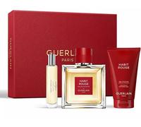 Guerlain Habit Rouge EDT Cofanetto 100 ML Eau de Toilette + 75 ML Gel Doccia + 10 ML Eau de Toilette Purse Spray