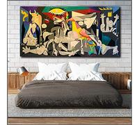 Guernica con cornice 1937 di Pablo Picasso Museum Art Print Poster - Picasso Wall Art Print 85x170cm (33x67in) con cornice