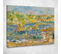 Guernsey Rocks Con Figure Sulla Spiaggia A Guernsey Pierre-Auguste Renoir, par43