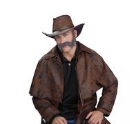 Guerra Civile Generale Grigio Baffi & Barba Costume Set