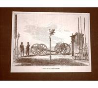 Guerra in Boemia nel 1866 Un posto d'allarme sassone