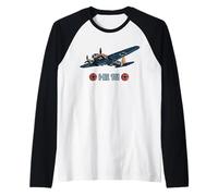 Guerra Mondiale 2 Bomber Tedesco Heinkel He 111 Maglia con Maniche Raglan
