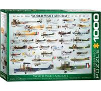 Guerra Mondiale I Aereo 1000 Pezzi Puzzle 680mm x 480mm Da Eurographics