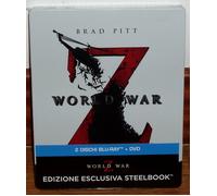 Guerra Mondiale Z Steelbook Blu-Ray+DVD Sigillato Aazione Nuovo