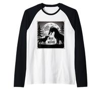 Guerra nel Bosco Lupo Boop Il Drago Sputafuoco in Pieno Maglia con Maniche Raglan