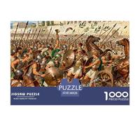 Guerra tra le città-stato greche hoplite Puzzle in Legno Impermeabile Puzzles Da 1000 Pezzi Per Adulti Sfidanti E Rompicapo Puzzle Per Decorazioni Domestiche