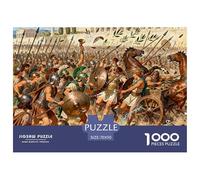 Guerra tra le città-stato greche hoplite Puzzle in Legno Impermeabile Puzzles Da 1000 Pezzi Per Adulti Sfidanti E Rompicapo Giochi Di Puzzle Impegnativi