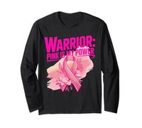 Guerriera Cancro al Seno Rosa è Il Mio Potere Maglia a Manica