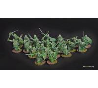 Guerrieri dei morti battaglia per la terra di mezzo COMMISSIONE dipinto