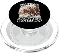Guerrieri di Sparta T Leonida Soldati della falange greca PopSockets PopGrip per MagSafe