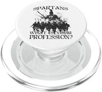Guerrieri leggendari di Sparta Re Leonida I Spartan PopSockets PopGrip per MagSafe