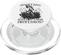 Guerrieri leggendari di Sparta Re Leonida I Spartan PopSockets PopGrip per MagSafe