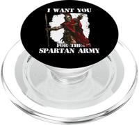 Guerrieri leggendari di Sparta Re Leonida I Spartan PopSockets PopGrip per MagSafe