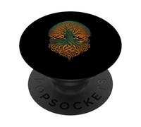 Guerrieri Vichinghi Albero Della Vita Mitologia Celtica Nordica PopSockets PopGrip Adesivo