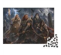 Guerrieri vichinghi Puzzle 1000 Pezzi, Gioco di Concentrazione