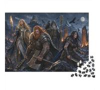 Guerrieri vichinghi Puzzle 1000 Pezzi, Hobby Creativo Adulti