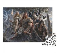 Guerrieri vichinghi Puzzle 1000 Pezzi, Hobby Creativo Adulti