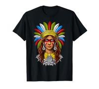 Guerriero Azteco civiltà Azteca Guerriero Maya Antica Maglietta