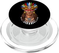 Guerriero azteco civiltà azteca guerriero maya antica PopSockets PopGrip per MagSafe