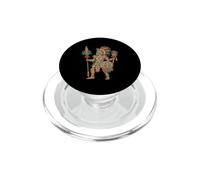 Guerriero azteco Codice messicano Arte Mesoamericana Tribale Azteca PopSockets PopGrip per MagSafe