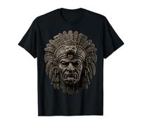 Guerriero Azteco Mitologia Messicana Inca Maya Indigeno Maglietta